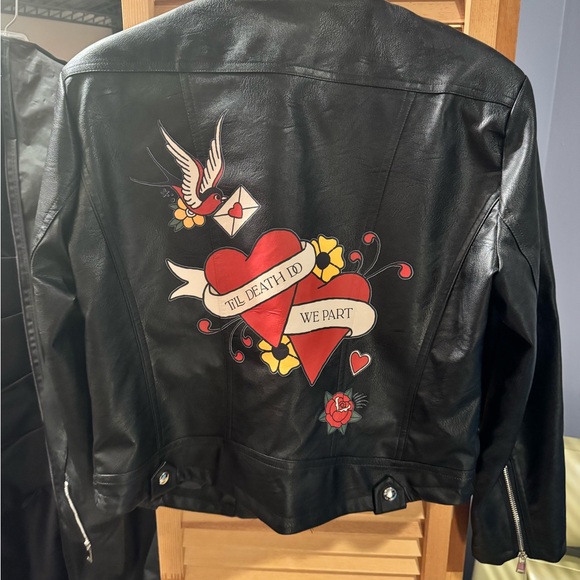 Genuine Leather “Till Death Do Us Part” jacket - Picture 1 of 4